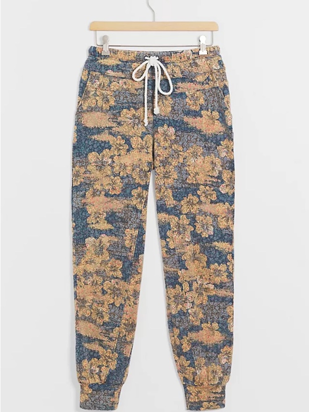 Anthropologie Saturday Sunday Sophia Beachy Joggers Lounge Floral Print - Size M